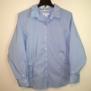 Liz Claiborne light blue button down shirt 3X